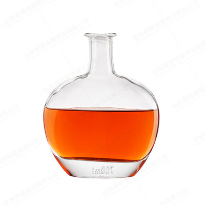 quality Bouteille en verre personnalisée pour le gin spiritueux Liquor Whisky Rum Tequila Vodka 750ml 700ml factory