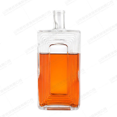quality Bouteilles en verre pour boissons de couleur personnalisée factory